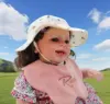 New Baby Pure Cotton Bowl Hat Personalized Embroidered Name Baby Fisherman Hat Candy Color Sunshade Hat  Bonnet Custom Gift 4