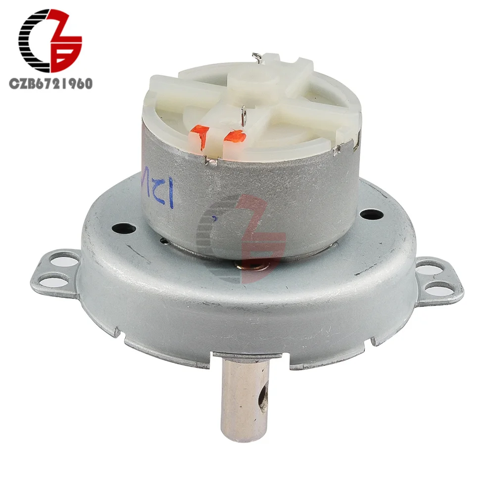 Grande Torque Metal Gear dc Motor Motor de Redução de Engrenagem para Brinquedos Eletrônicos Fan Light 12v 24v 5v 6v 5rpm 10rpm 15rpm 30rpm Js50t