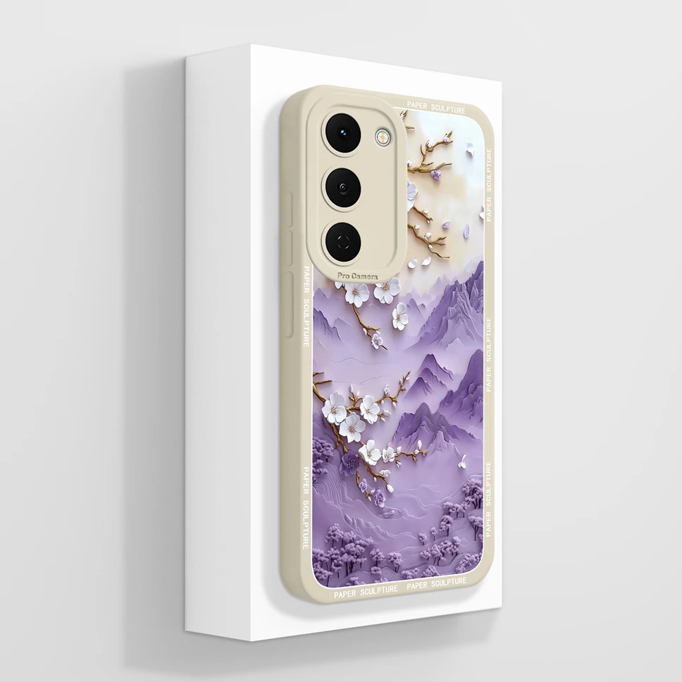 Funny Cat Cartoon High-Quality Shockproof Phone Case with Bumper Shell