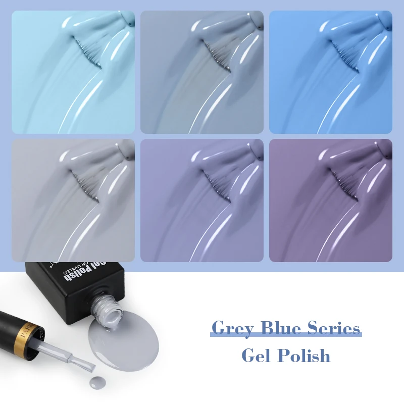 파르손 다크 그레이 매트 컬러 시리즈 젤 네일 폴리쉬 겨울용 롱래스팅 풀커버리지 매니큐어 소크 오프 네일 아트 젤 바니쉬