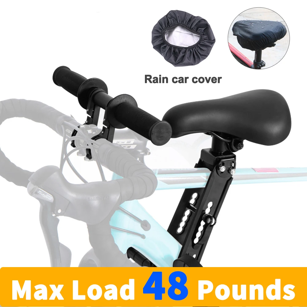 Kids Bike Seat Front MTB Mountain Bicycle Child Saddle Front Frame
