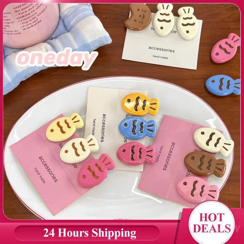 

Fish-shaped Hairpin Simple Design Sweet Cute Hairpin Fashion Hair Accessories Snapper Braised Hairpin Wear Resistance Snapper