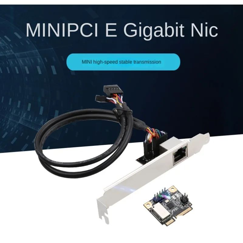 

Mini PCI-E to Gigabit Network Card Desktop 1000M wired mPCIe network card driver free plug and play