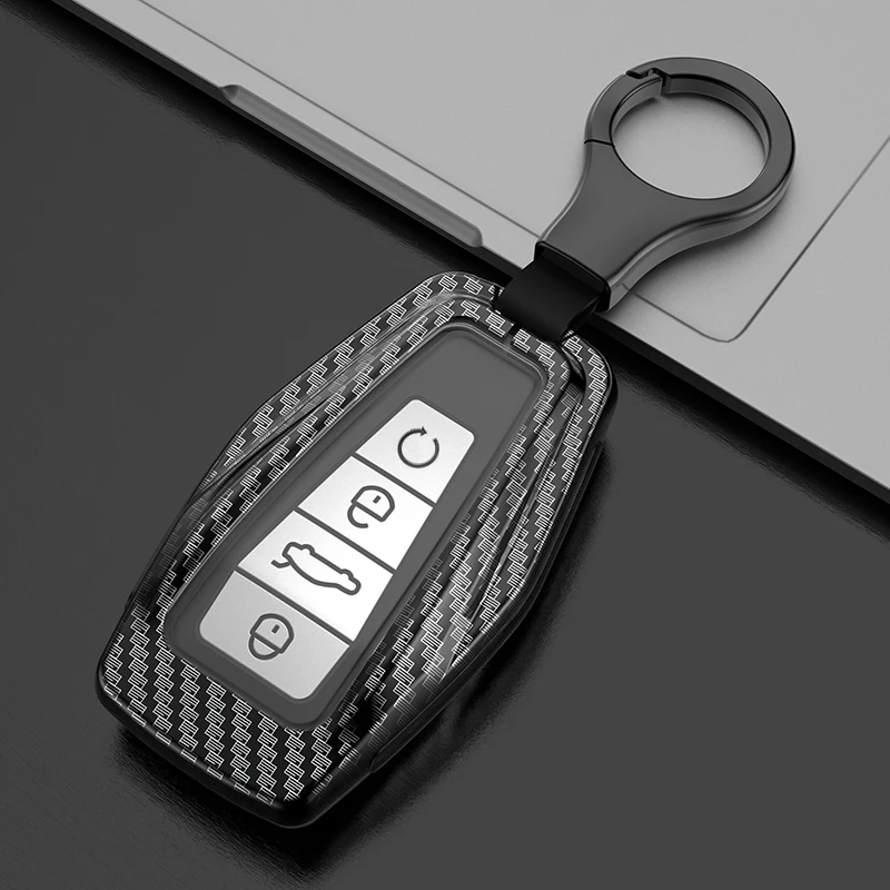 Nuova custodia per chiave a distanza per Auto in metallo TPU per Geely Emgrand X7 EX7 Coolray 2019-2020 custodia per accessori per Fob per lo Styling automatico - S5c7c58291c11473bb2e1fd3a04e861896