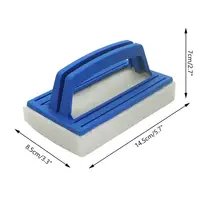 Accessoire de baignoire Spa, brosse éponge, nettoyeur de piscines, brosse de nettoyage des murs de piscine, épurateur de ligne d'eau, nettoyage de piscine à source chaude 6