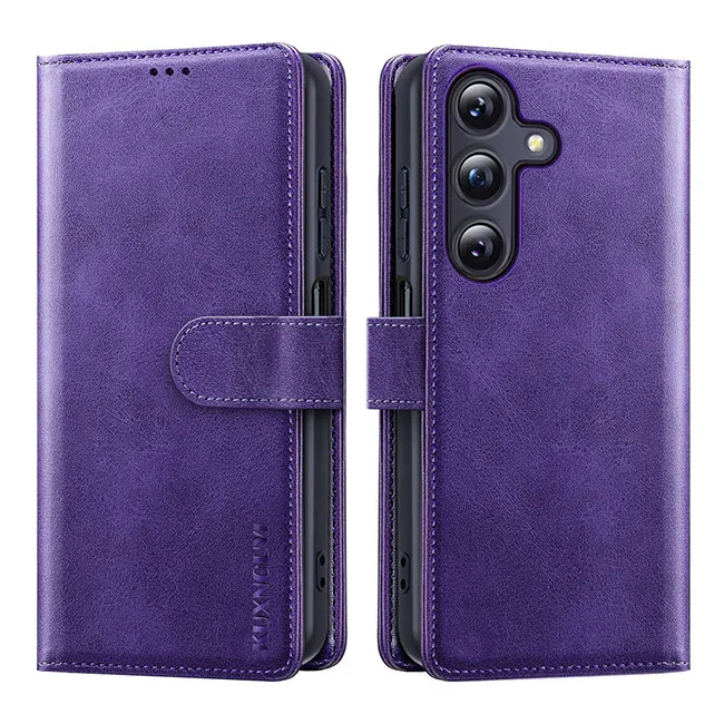 Leather Wallet Phone Case with Card Holder & Magnetic Flip Cover - Premium Protection