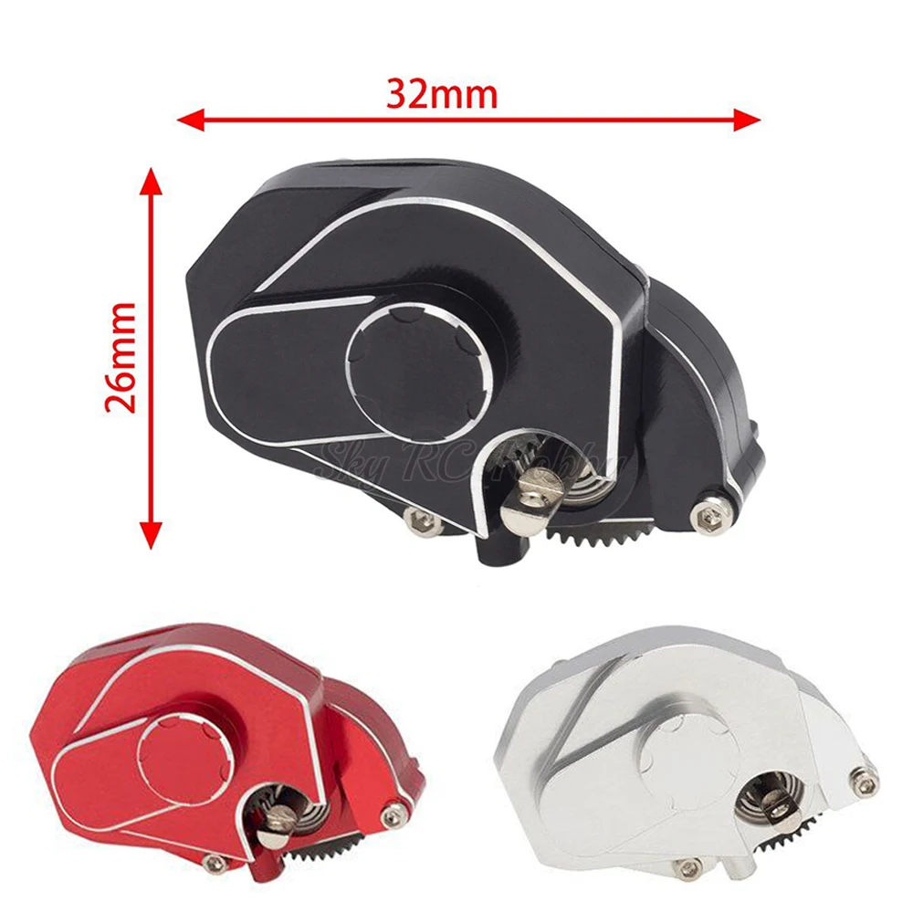 

Металлическая сборная коробка передач с внутренними шестернями для 1/24 RC Crawler Axial SCX24 C10 Deadbolt Wrangler JLU B-17