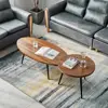 Set of 2 Coffee Table,Nesting Side Table, Living Room Sofa End Table, Bedside Table for Home and Office 1