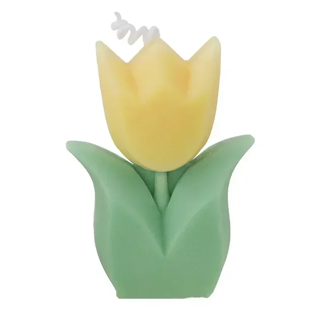 Bougies exquises au parfum de tulipe : souvenirs de mariage idéaux, ambiance de maison luxueuse et cadeaux d'anniversaire en forme de cœur pour femmes 6