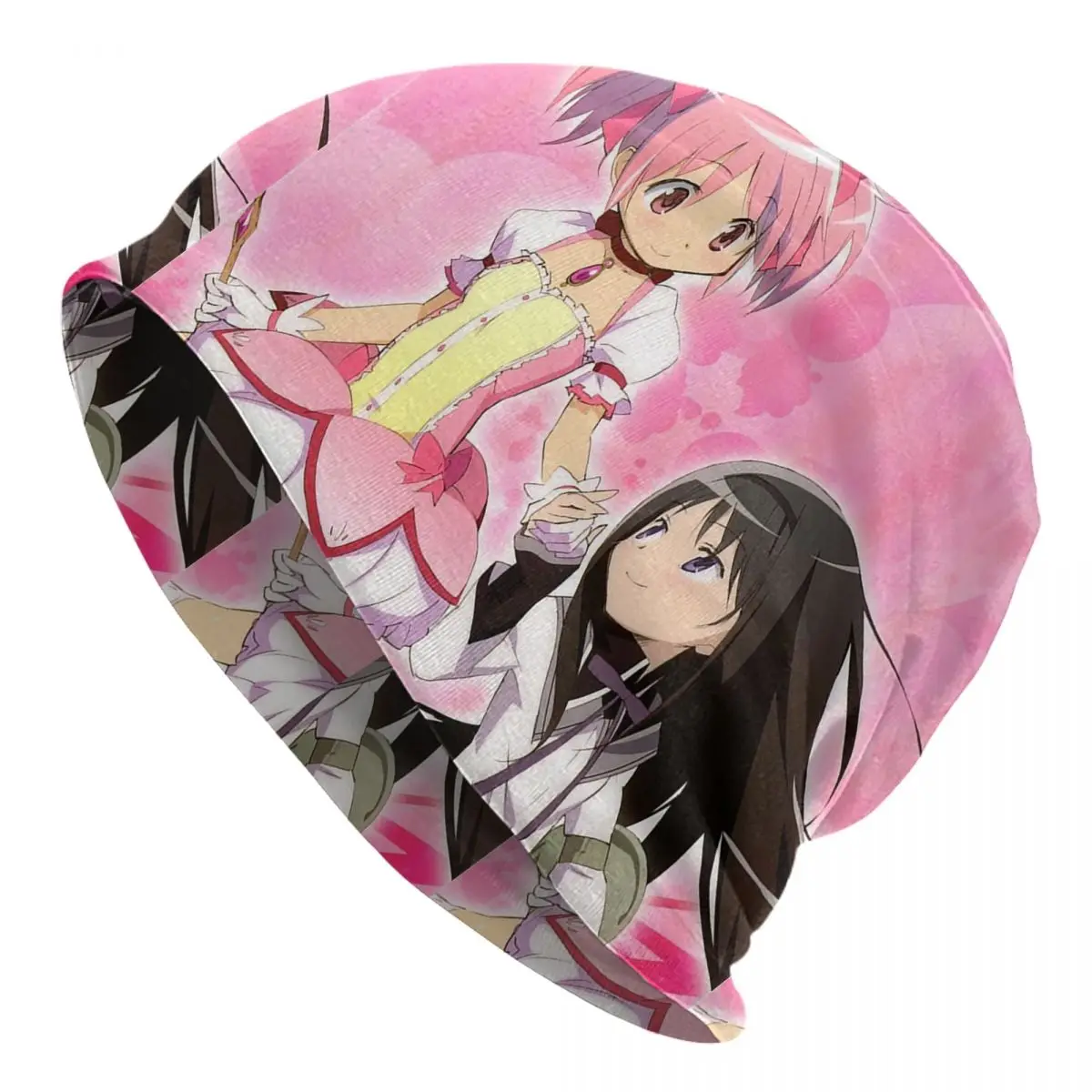 

Шапка Puella Magi Madoka Magica, головные уборы Goth Outdoor Skullies, шапки, шапки, аниме Homura Akemi, многофункциональная весенняя шапка унисекс