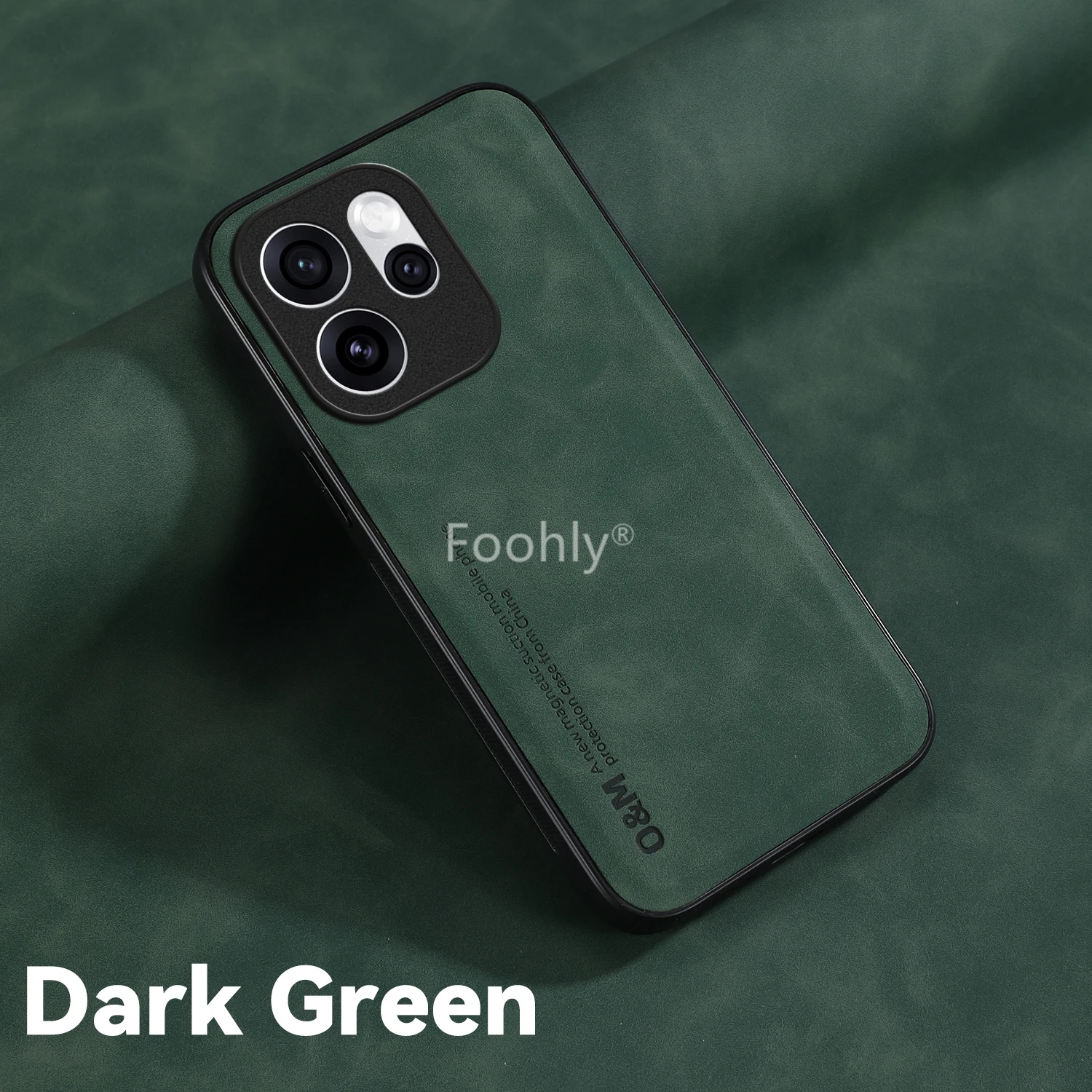 Nubuck Leather Shockproof Magnetic Protective Phone Case