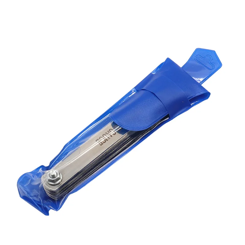 32 IN 1 Blade Feeler Gauge Metric and Imperial Gap Measuring Tool Stainless Steel
