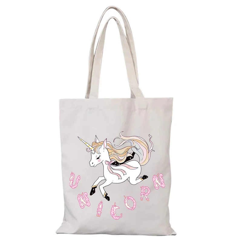 Cartoon Neue Handtaschen Leinwand Einkaufstasche frauen Schulter Tasche Stoff Taschen Eco Shopper Shopping Strand Handtasche Faltbare Dame das Geschenk – Detail 8