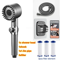 High-Pressure Adjustable Massage Shower Head Kit (Style3-shower set)
