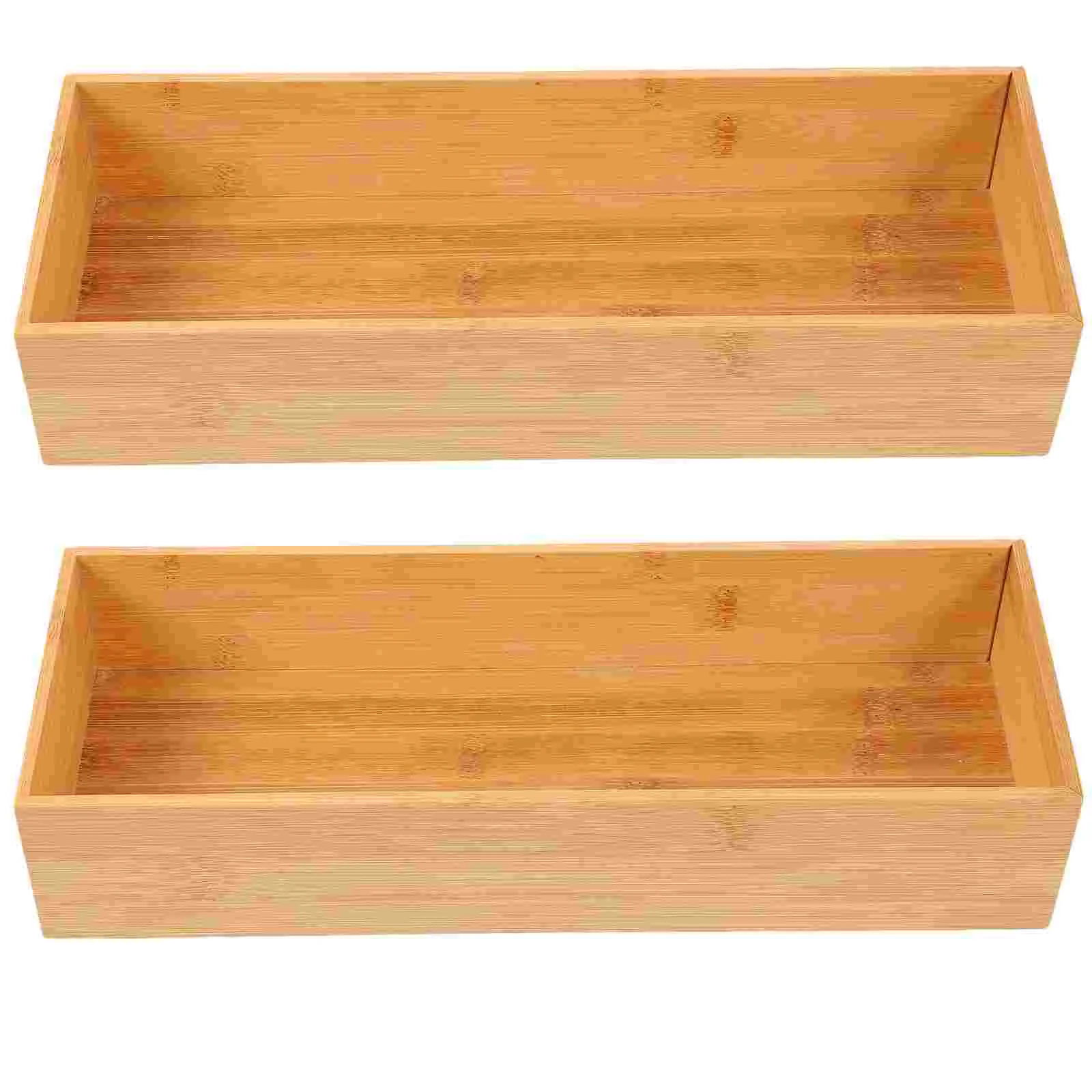 

Utensil Organizer Silverware Tray Cutlery Holder Flatware Containers Kitchen Drawer Organizer Wooden Storage Box