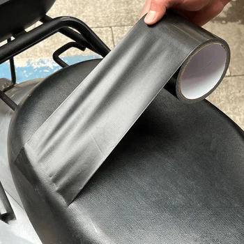 Adesivo per riparazione sedili per moto Sedile per auto universale Pellicola protettiva per cuscino Divano in pelle Accessorio per nastro di riparazione autoadesivo 1
