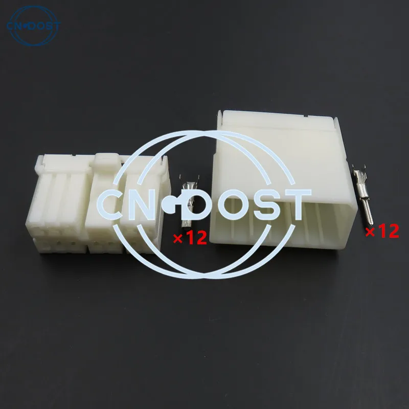 

1 Set 12 Hole 174933-1 173851-1 Automotive Plug Connector With Terminals Pins