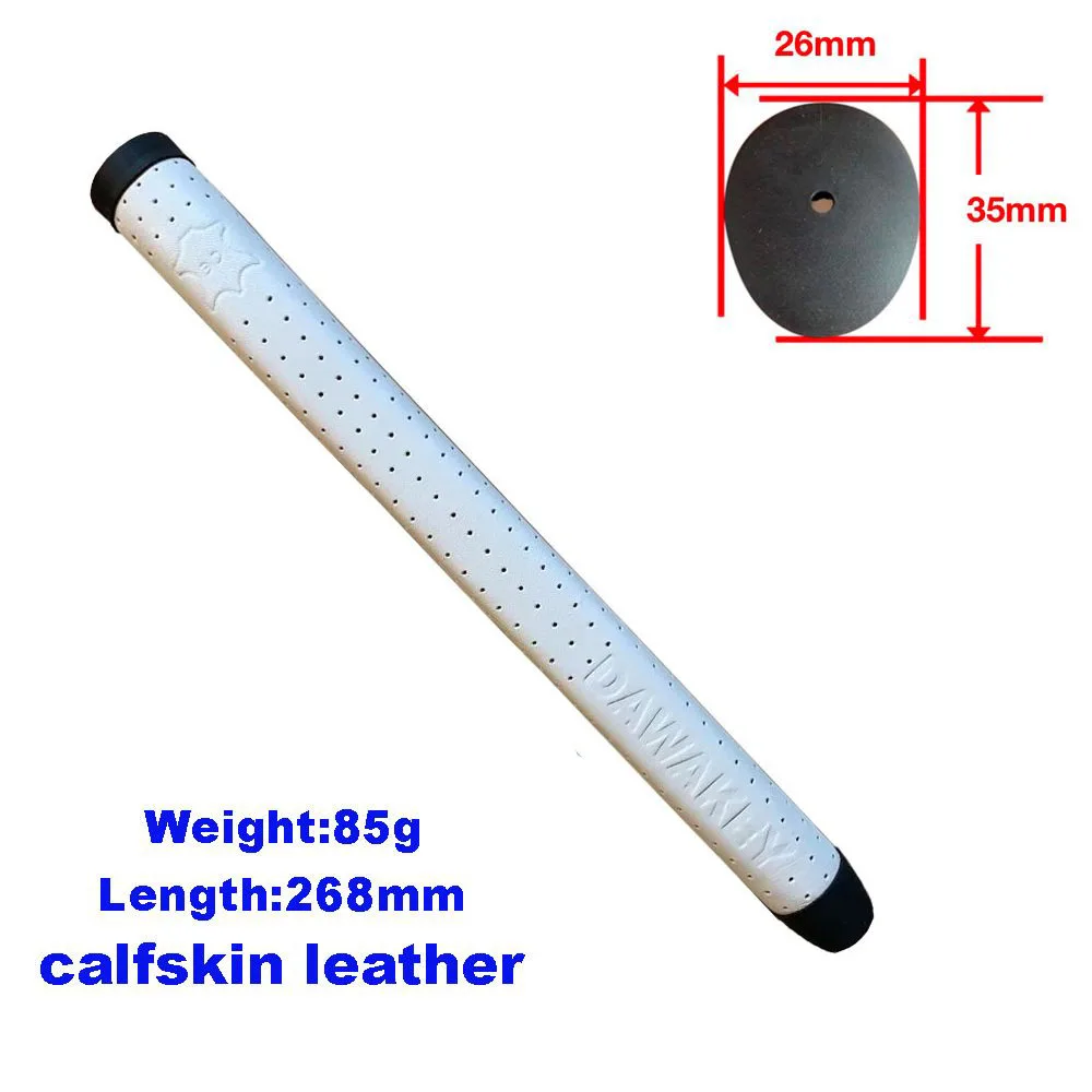 Handcrafted Genuine Leather Golf Putter Grip - Soft Comfort Material