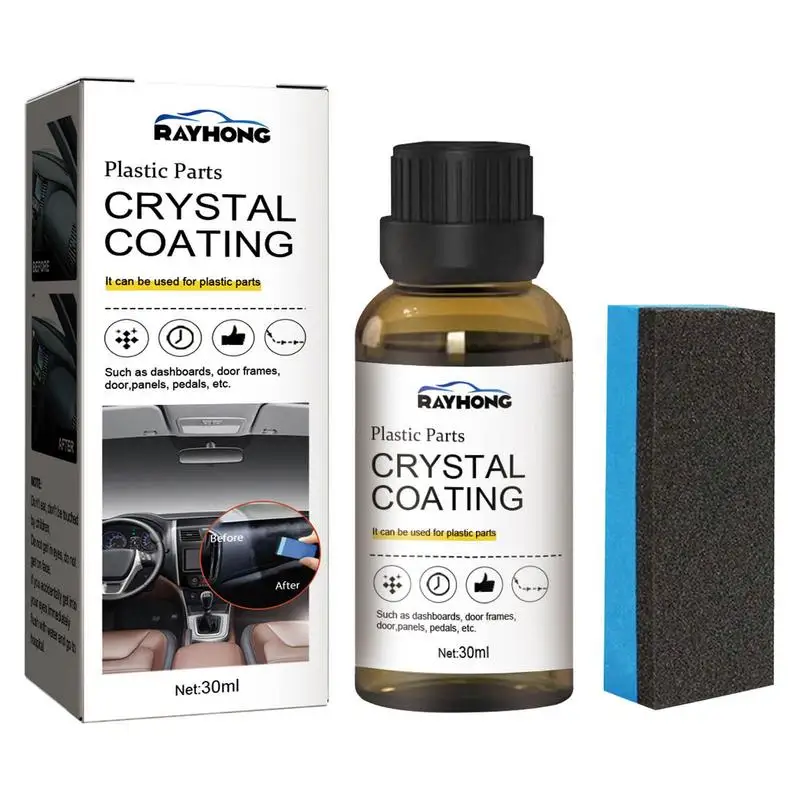 

Car Coating Agent 30ml Refurbish Protective Agent For Automobile Parts No Damage Car Interior Refurbishing Tools Portable
