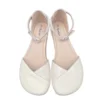 Tipsietoes 2025 Sprinng Summer Barefoot Genuine Leather Flat Sandals Women With Soft Sole Zero Drop Wider Toes Box LIght Weight 2