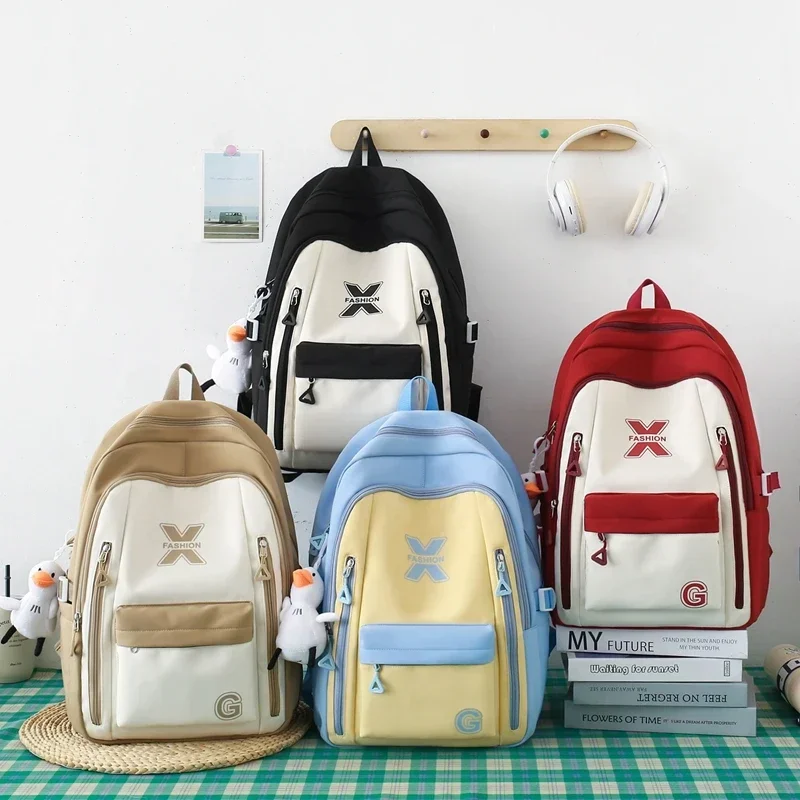 2024 New Schoolbag Set for Boys and Girls Students with Large Capacity and Multi-function 5