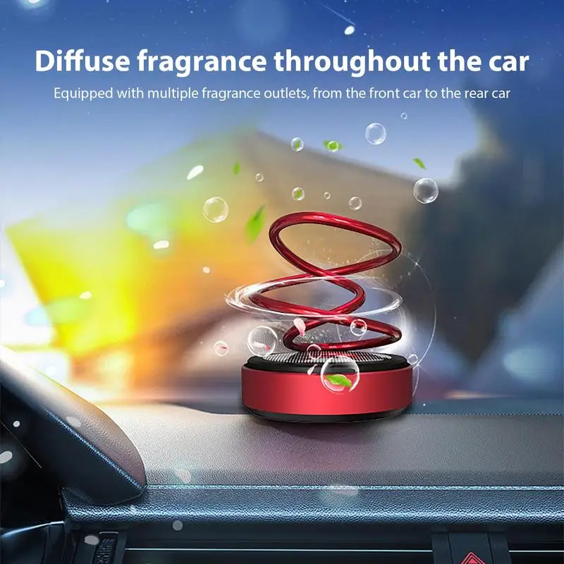 

Solar Car Air Fresheners Long lasting car fragrance High Temperature Resistance Refillable Solar Aromatherapy Diffuser For Cars