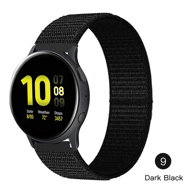 Nylon Loop Strap For QCY GTS Smartwatch Women Men Band Sports