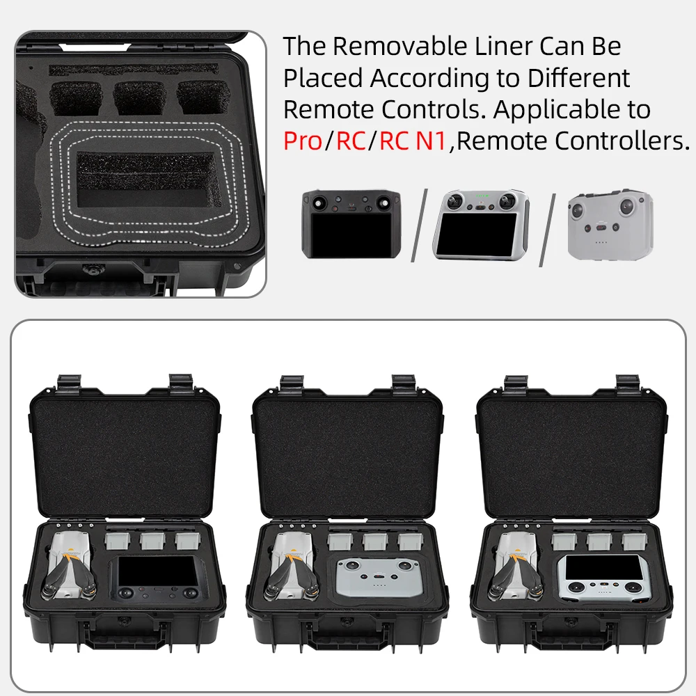 For DJI AIR 2S Carrying Case with Screen Remote Control Explosion Proof Case ABS Carrying DJI Mavic Air 2 Accessories Box