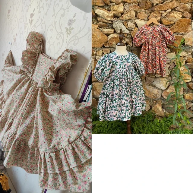 145x50 cm Floral été popeline coton tissu à coudre bricolage vêtements pour enfants tissu faire bébé robe décoration maison 160 g/m 6