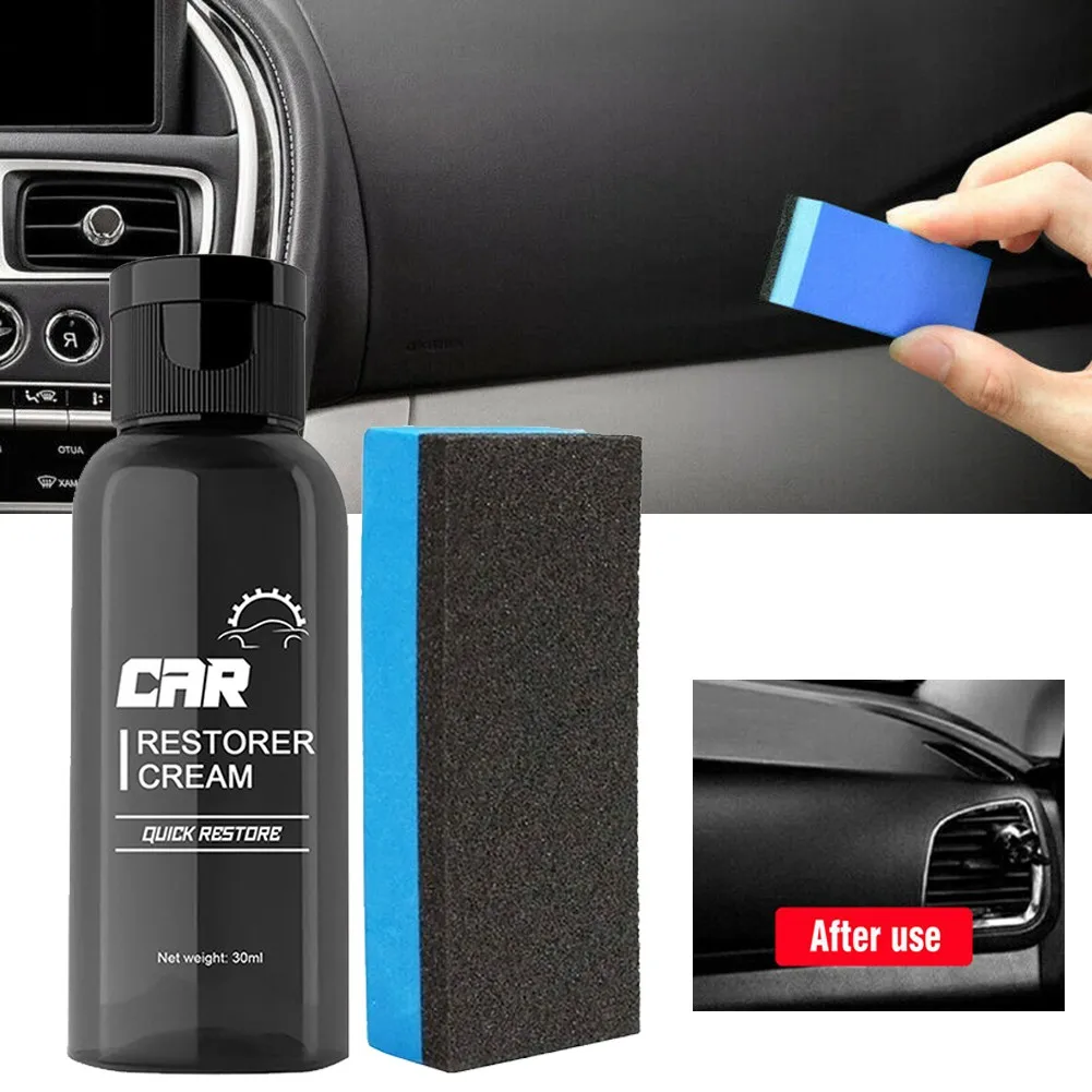 30mL Car Interior Plastic Leather Restorer Car Interior Detailer Care