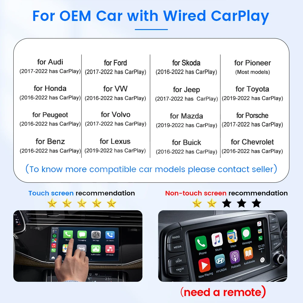 Carlinkit CarPlay Ai Box Drahtlose CarPlay Wireless Android Auto