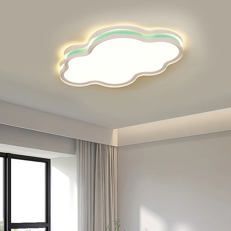

Nordic Minimalist Master Bedroom Lamp Ultra-thin Led Ceiling Lights Modern Minimalist Round Net Red Warm Book Living Room Lamps