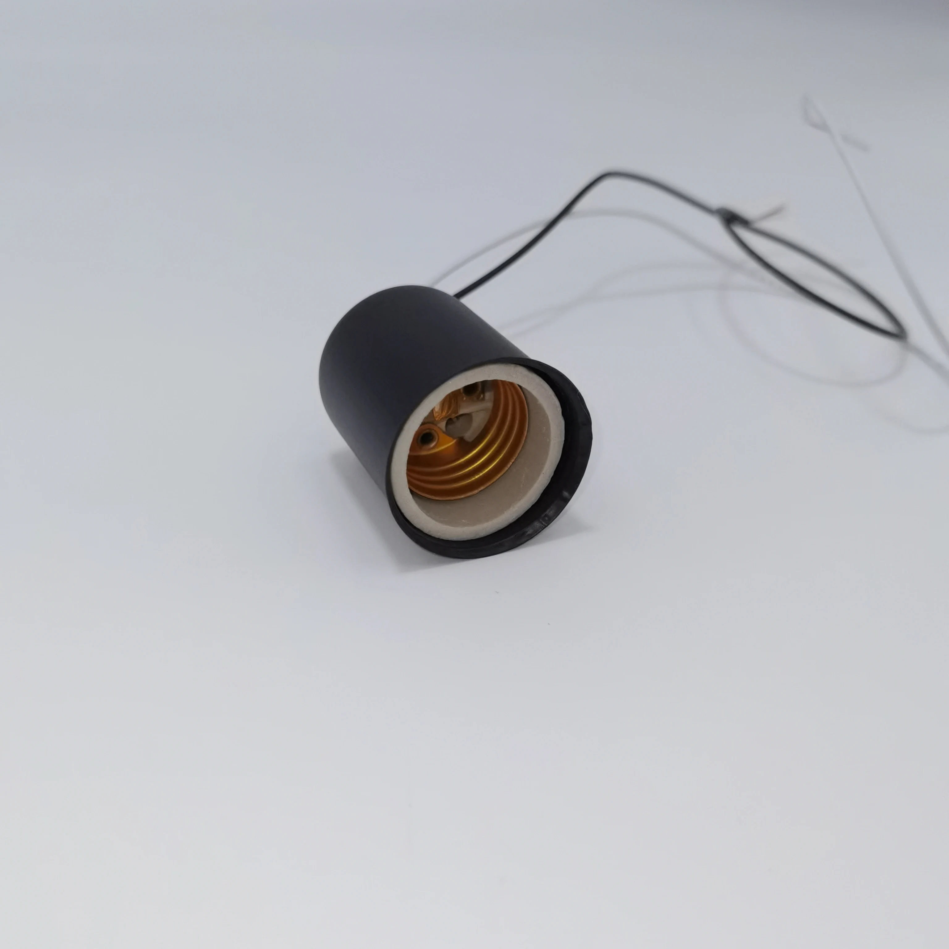 E27 Vintage Retro Antique Edison Ceramic Screw Bulb Base 220V Lamp Base Hang Socket Lamp Holder Light Fitting With Wire lamp holder lamp bulb holder lamp base led lamp base