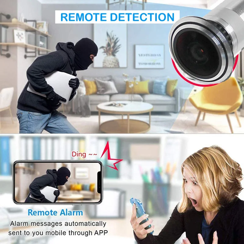olho da porta wifi olho mágico campainha