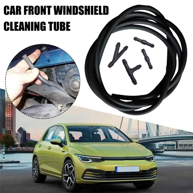 Kit Tubo Lavavetri Auto - 5 Metri Con 17 Pezzi - Per Parabrezza, Universale - Foto 4