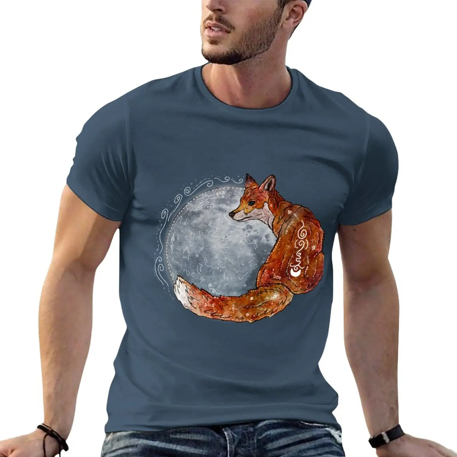 

Fox Moon T-Shirt customs for a boy funnys mens tall t shirts