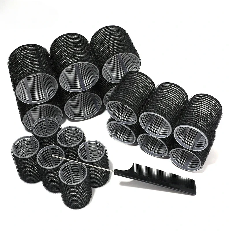 19 Piece Set Of Curly Hair Sticks Hair Clips Natural And Non Ironing Curly Tubes