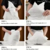 1pc 100% Polyester Throw Pillows Insert - Bed and Couch Decorative Pillow 5