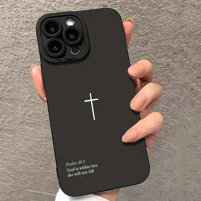 Psalm 46:5 Cross Christian Stylish Phone Case