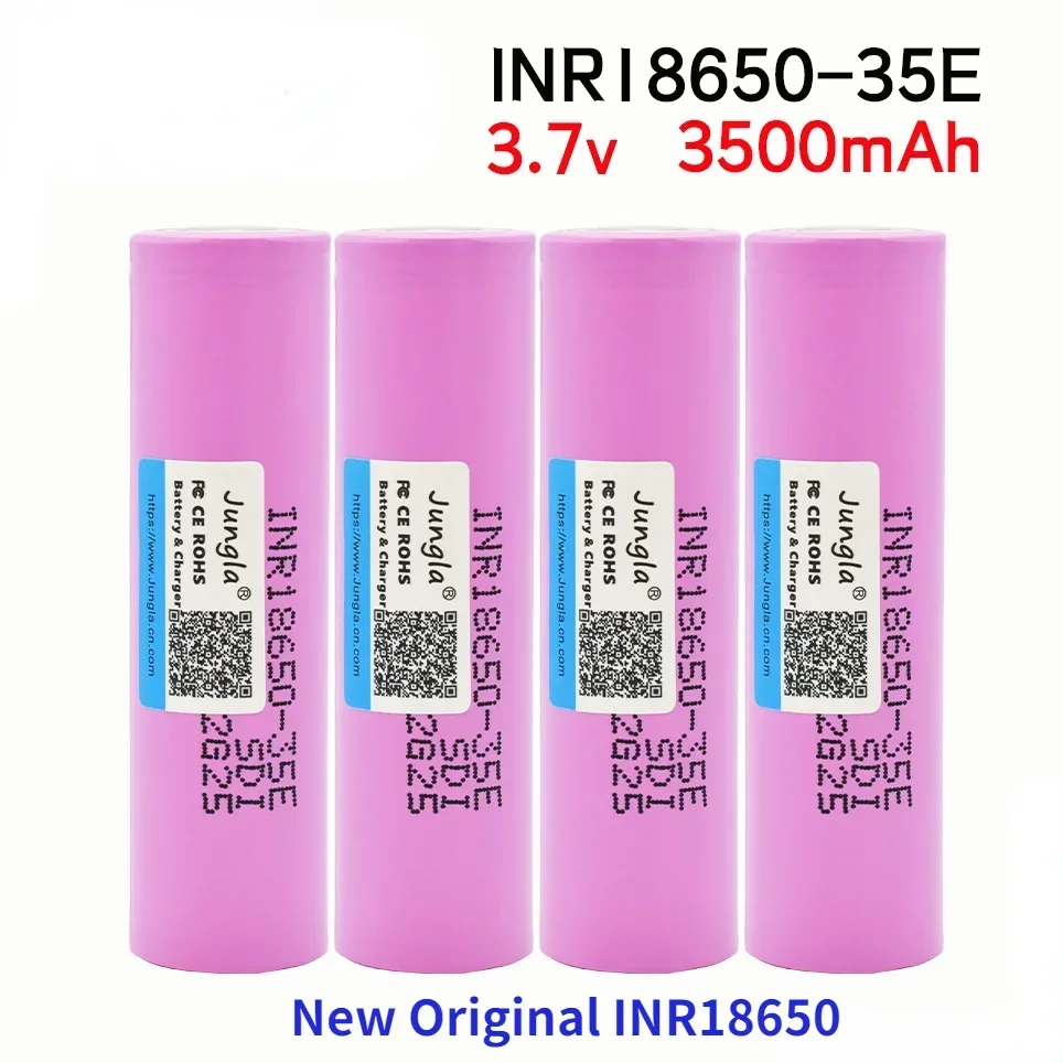

New original INR18650 35E 3.7V 3500mAh 20A discharge 18650 lithium-ion rechargeable battery+door-to-door delivery