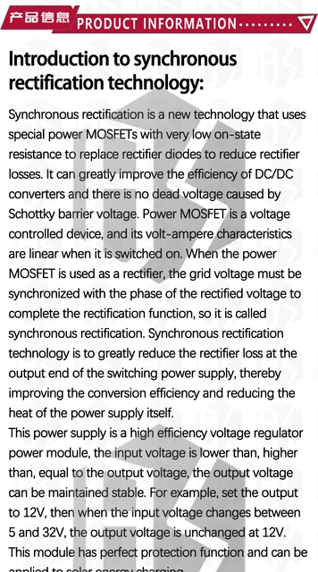 Regolatore Di Tensione LTC3780 - Input 5-32V, Output 1-30V, 10A, Step Up/Down Automatico - Foto 5