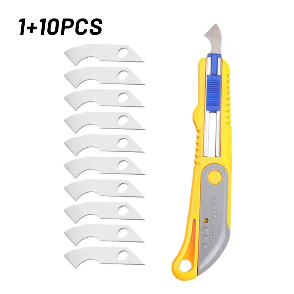 1Pcs Cutter With 10 Blades Suitable For Plastic Sheet Cutter Hook Cutting  Plexiglass Metal Accessories Blades Cutting Tools - AliExpress