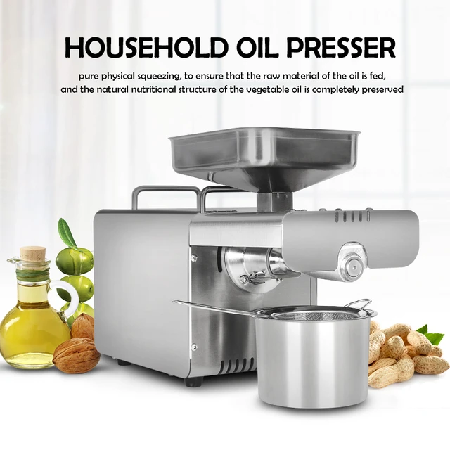 Susweetlife M9 New Stainless Steel Oil Press Household Commercial Small  Full Automatic Hot And Cold Domestic Oil Press Low Noise - Oil Pressers -  AliExpress