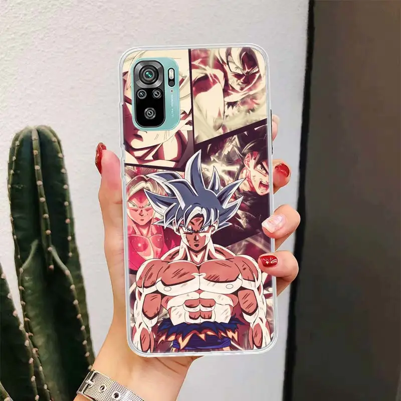 DRAGON BALL Z DBZ Goku Phone Case For Xiaomi Redmi Note 10 11 9 8 10S 11S 11T 11E Pro 9T 9S 8T 7 6 5 5A 4 5G Max Cover Coque Cas