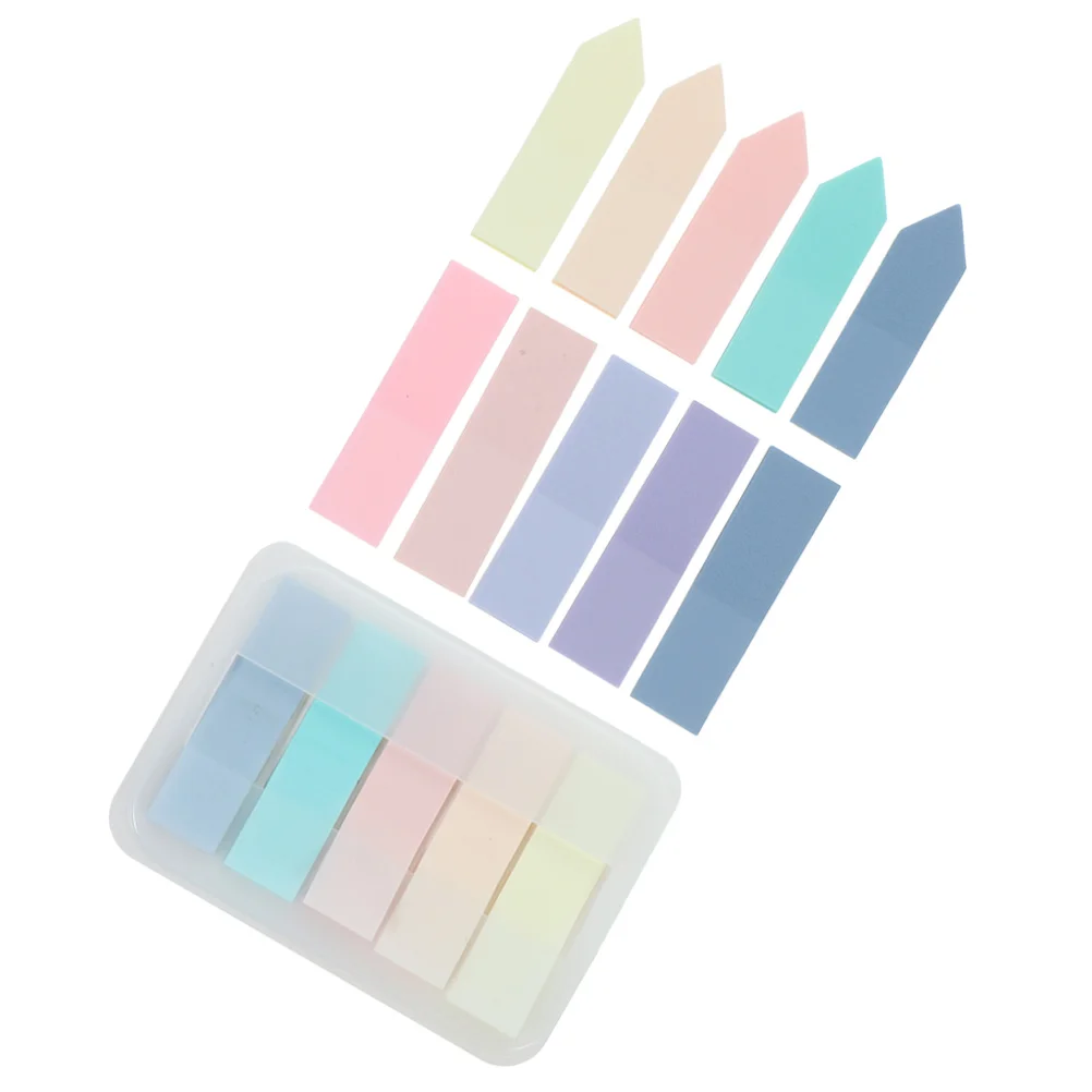 

3 Sets Paper Morandi Color Sticky Notes Index Stickers Office 6 Packaged Student Use Reading Tabs The Pet Self-adhesive Flags