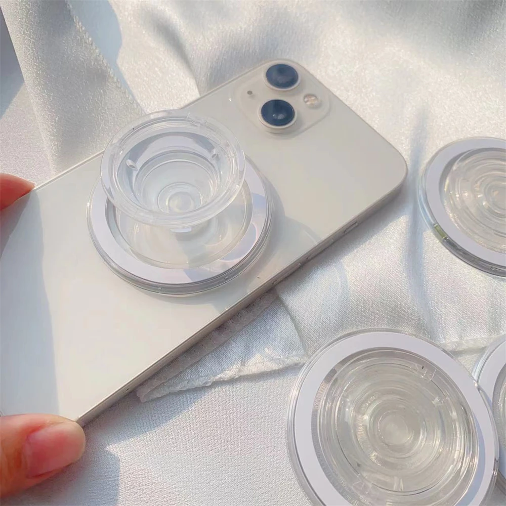 Clear Magnetic Phone Grip & Expanding Stand
