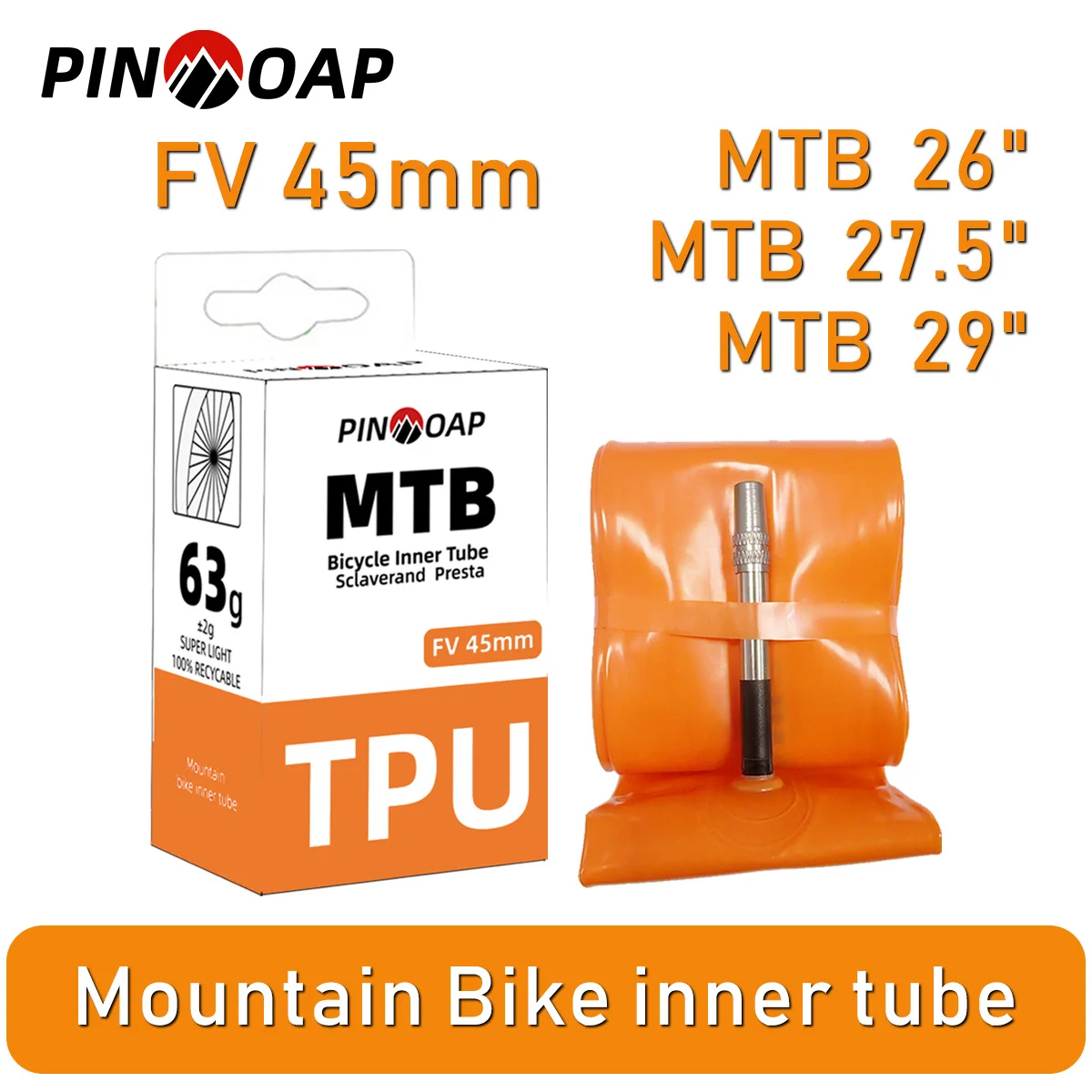 Ultra Light TPU Mountain Bike Inner Tube - Essential