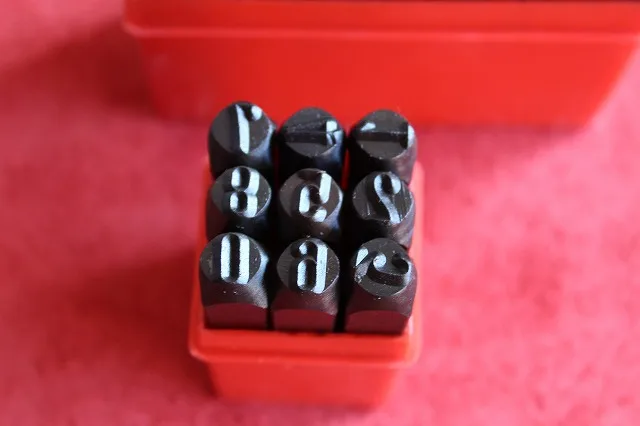 Handmade Leather DIY Tools-Alphabetical Stamped Punch Set, A-Z English Letter, 8mm Steel Leather Printing for Crafting