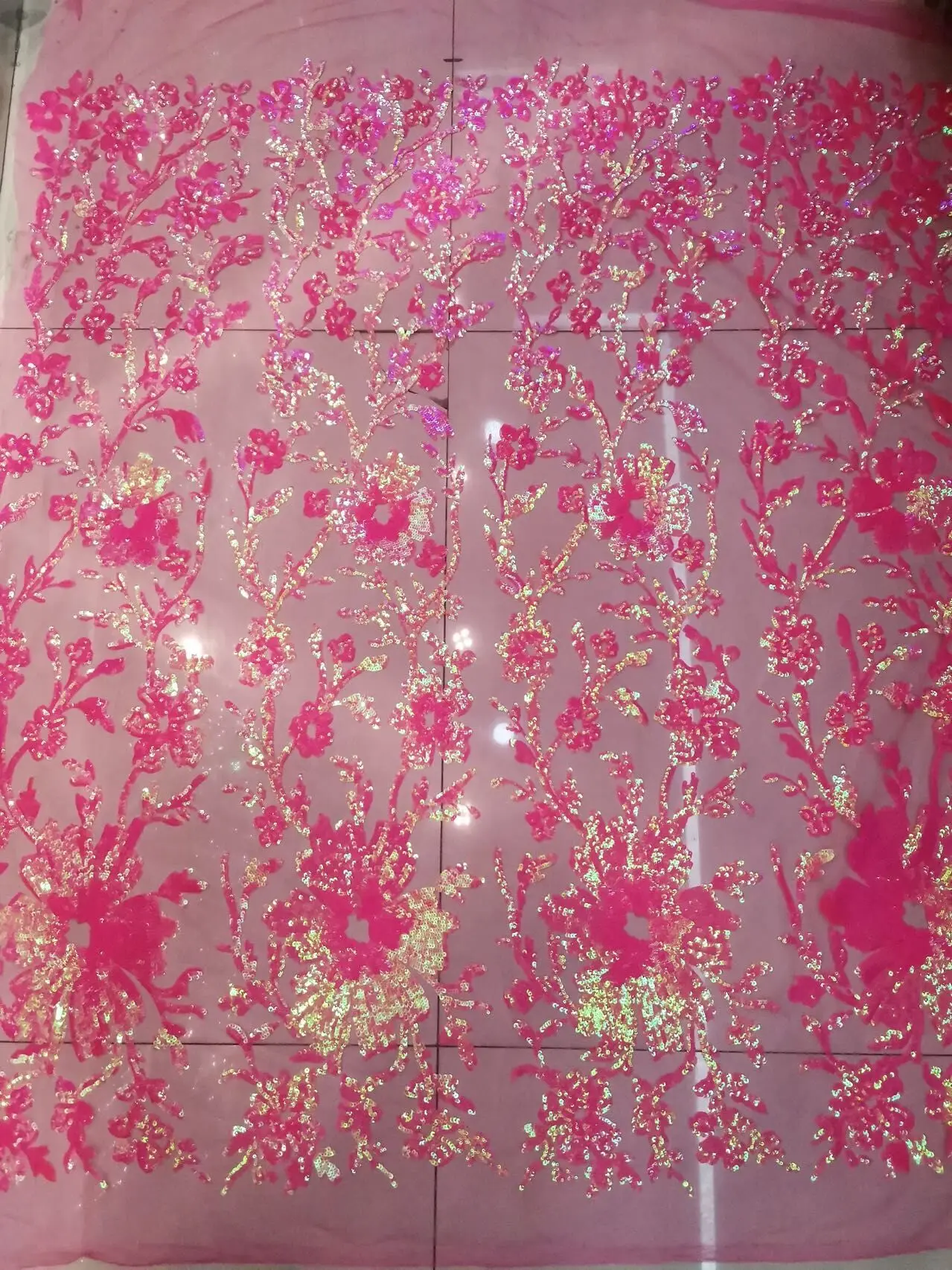 

High Quality Luxury SYJ-1306296 French Tulle Net Lace Fabric African Sequins Lace Fabric For Nigeria Wedding Dress Party