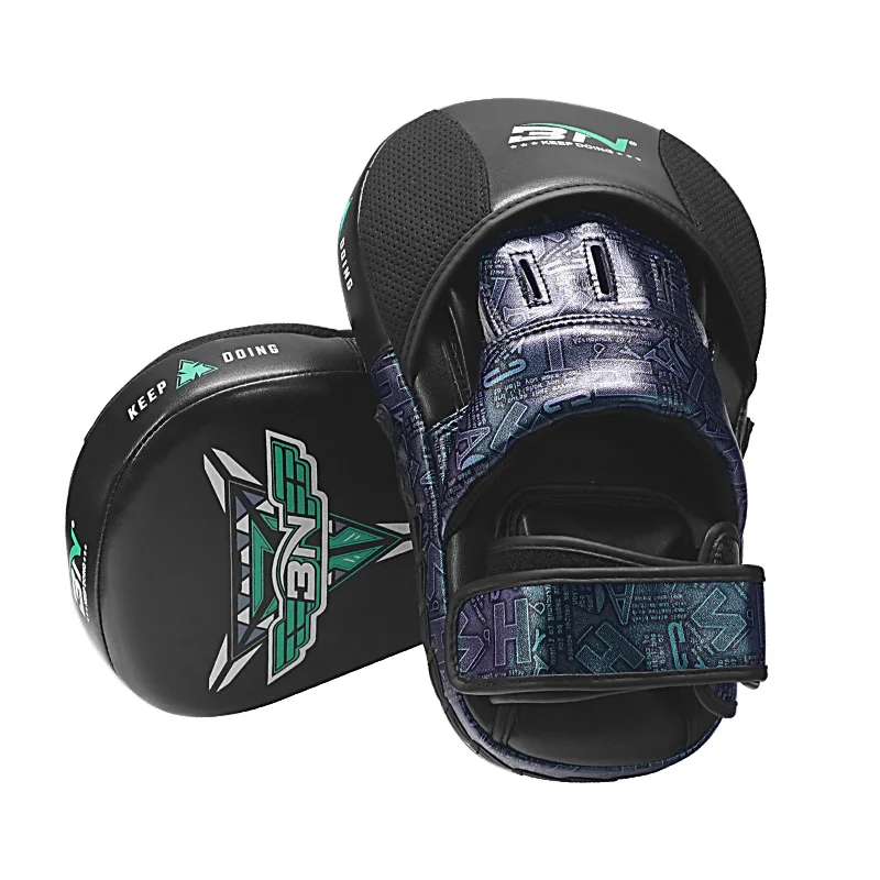 BN 1 Piece Long Muay Thai Sanda Boxing Pad Punching Focus Mitt Kickboxing Combat MMA Martial Arts Training Gear DEO